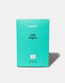Очищающие салфетки Lunette / Lunette Cupwipes